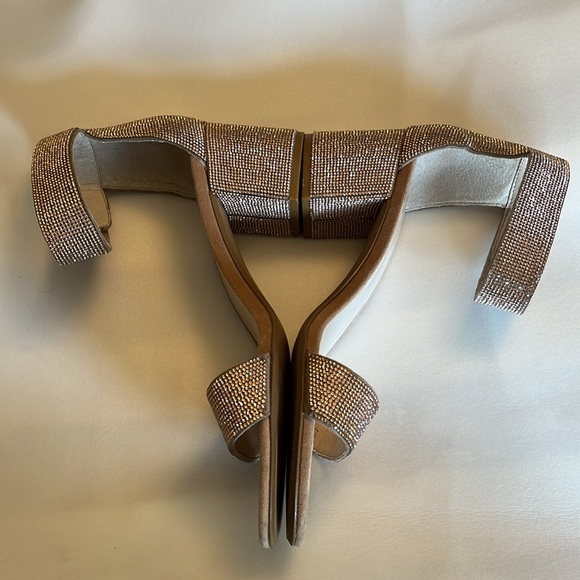 WISHBONE
Adriana Heel Sandals Rose Gold, Crystals, Elegant, Festive, Size 10 - Picture 7 of 14